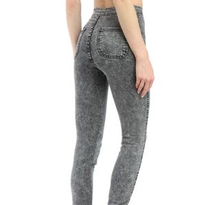 American Apparel Pants - American Apparel Grey Distressed Jeans/Leggings American Apparel Pants - American Apparel Grey Distressed Jeans/Leggings
